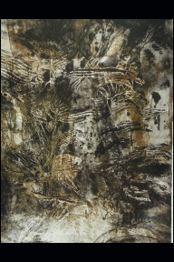 Nachtmusik, 1990, Farbradierung, Aquatinta, Reliefdruck , Kupferdruckpapier (Buetten) 64,5x 49,5 cm (WV 00010.05).jpg